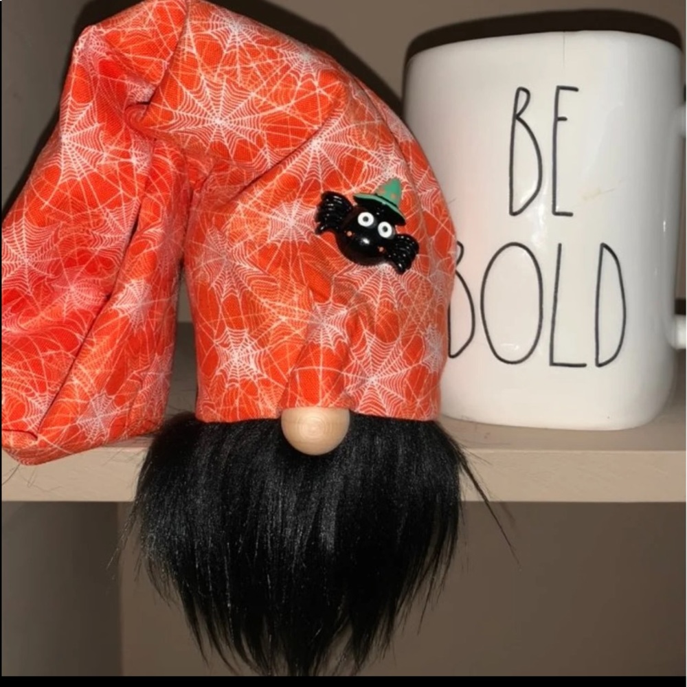 Handmade Halloween Spider Web Scary Spooky Gnome